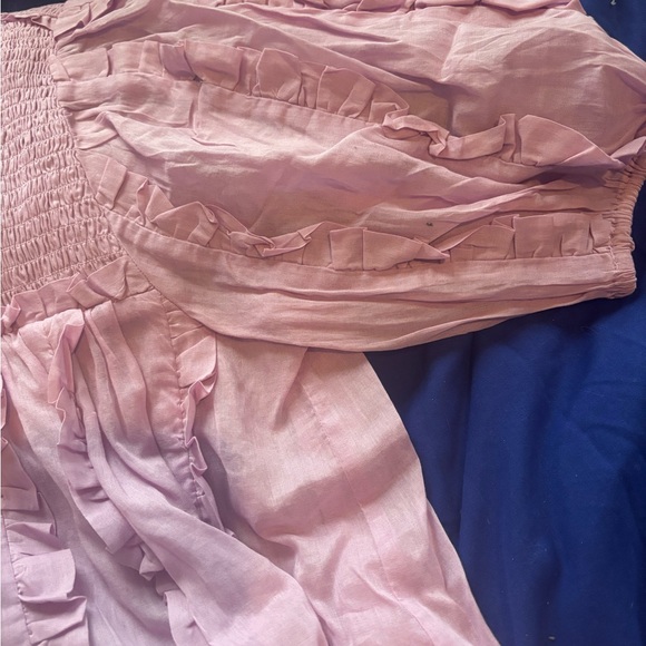 Lavender Ruffled Blouse - Picture 3 of 5